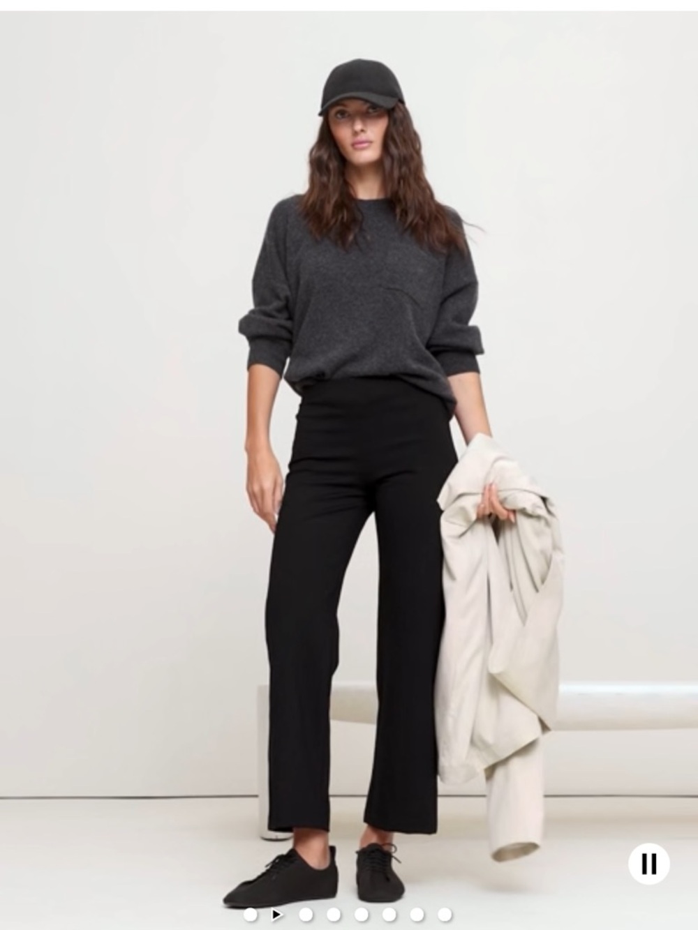 NWT Banana Republic STRAIGHT EVERYWHERE PONTE ANKLE PANT size small
